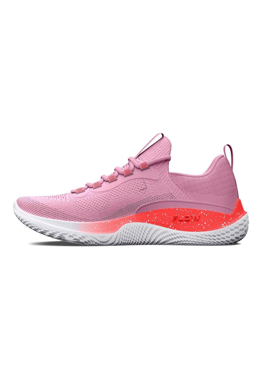 Zapatillas Training UA Flow Dynamic para mujer Rosa-1