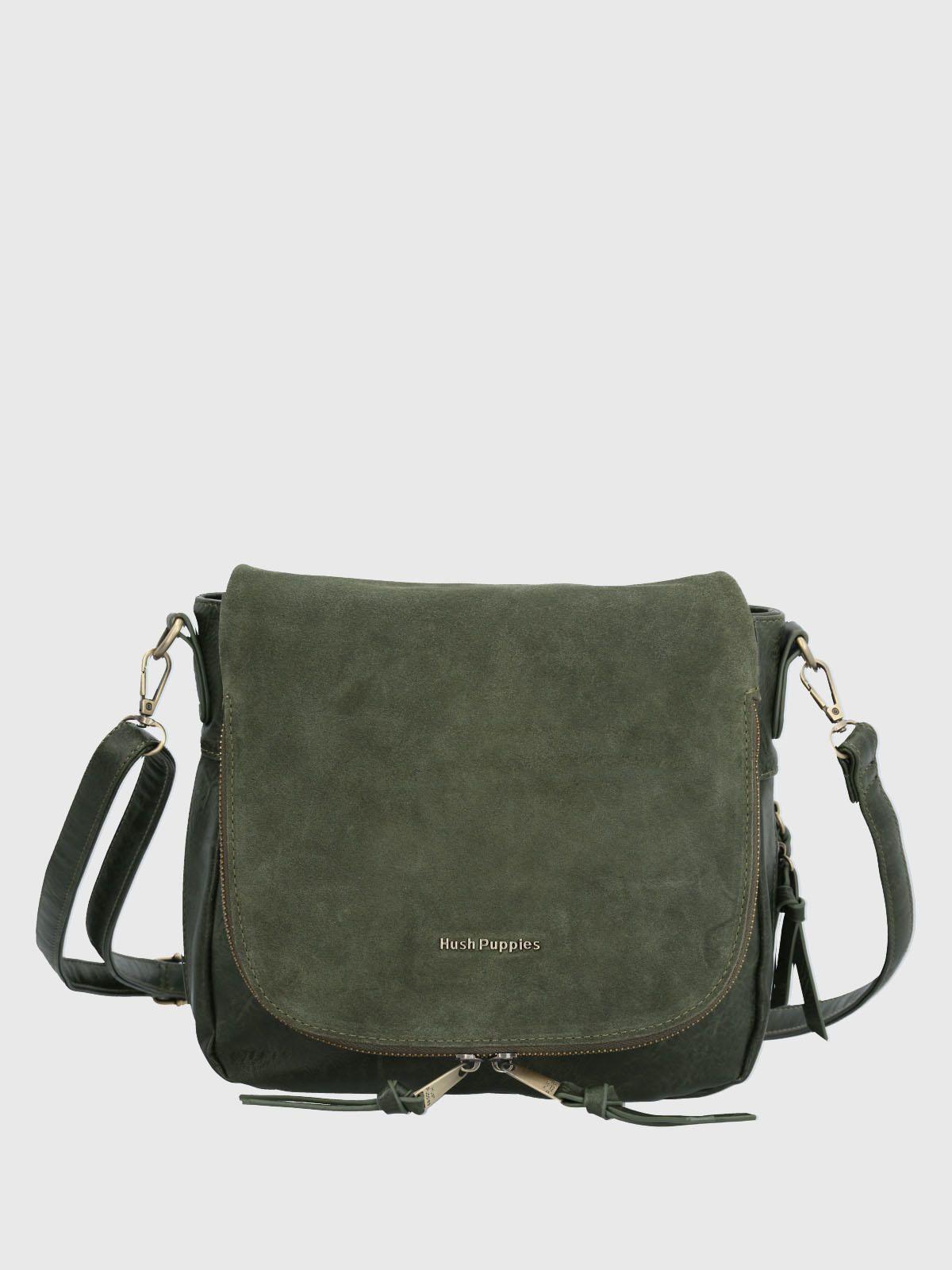 Cartera Ecocuero Mujer Leonni Cross Verde-0