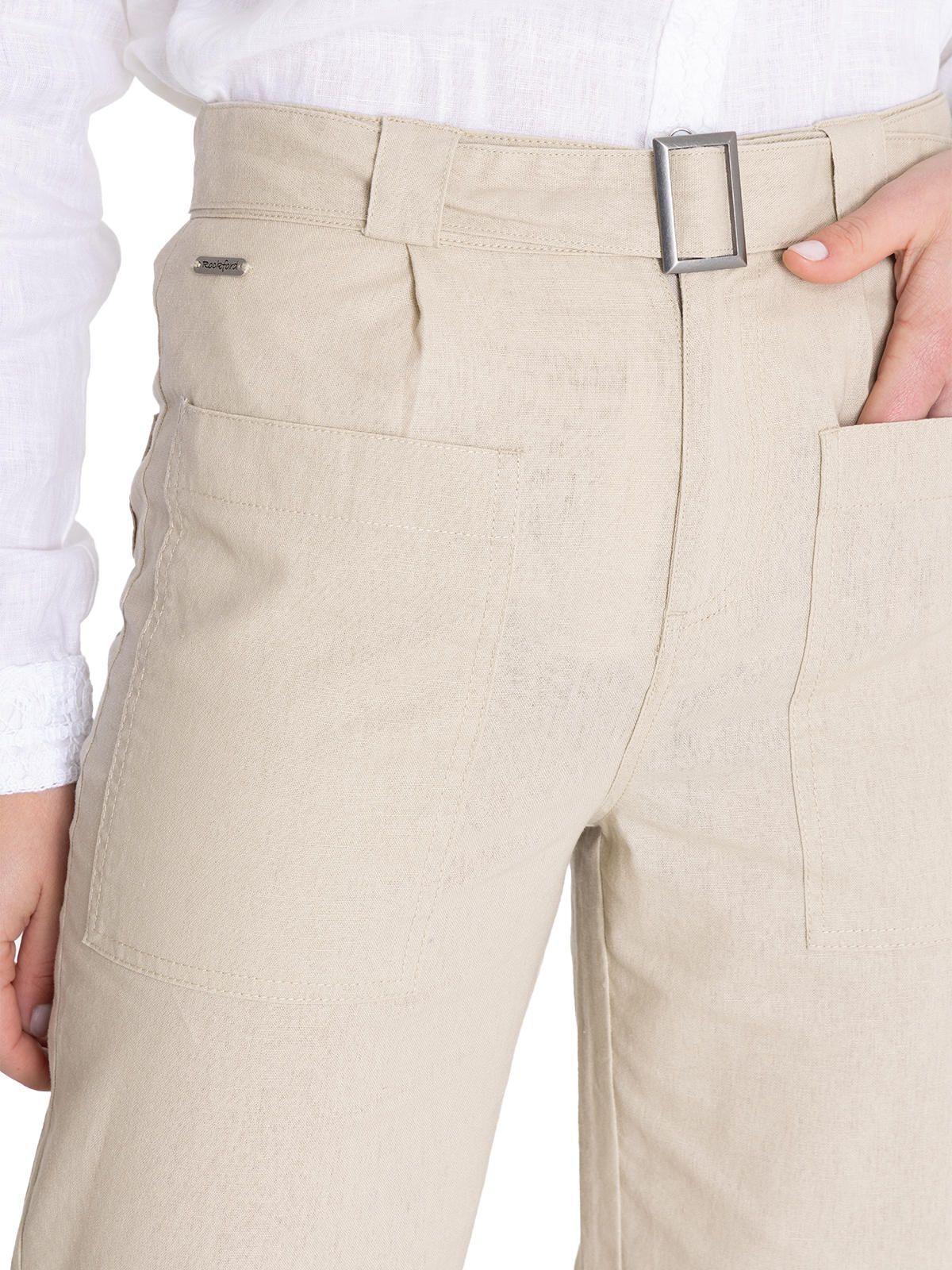 Pantalón Algodón Orgánico Beige Flip Mujer -7