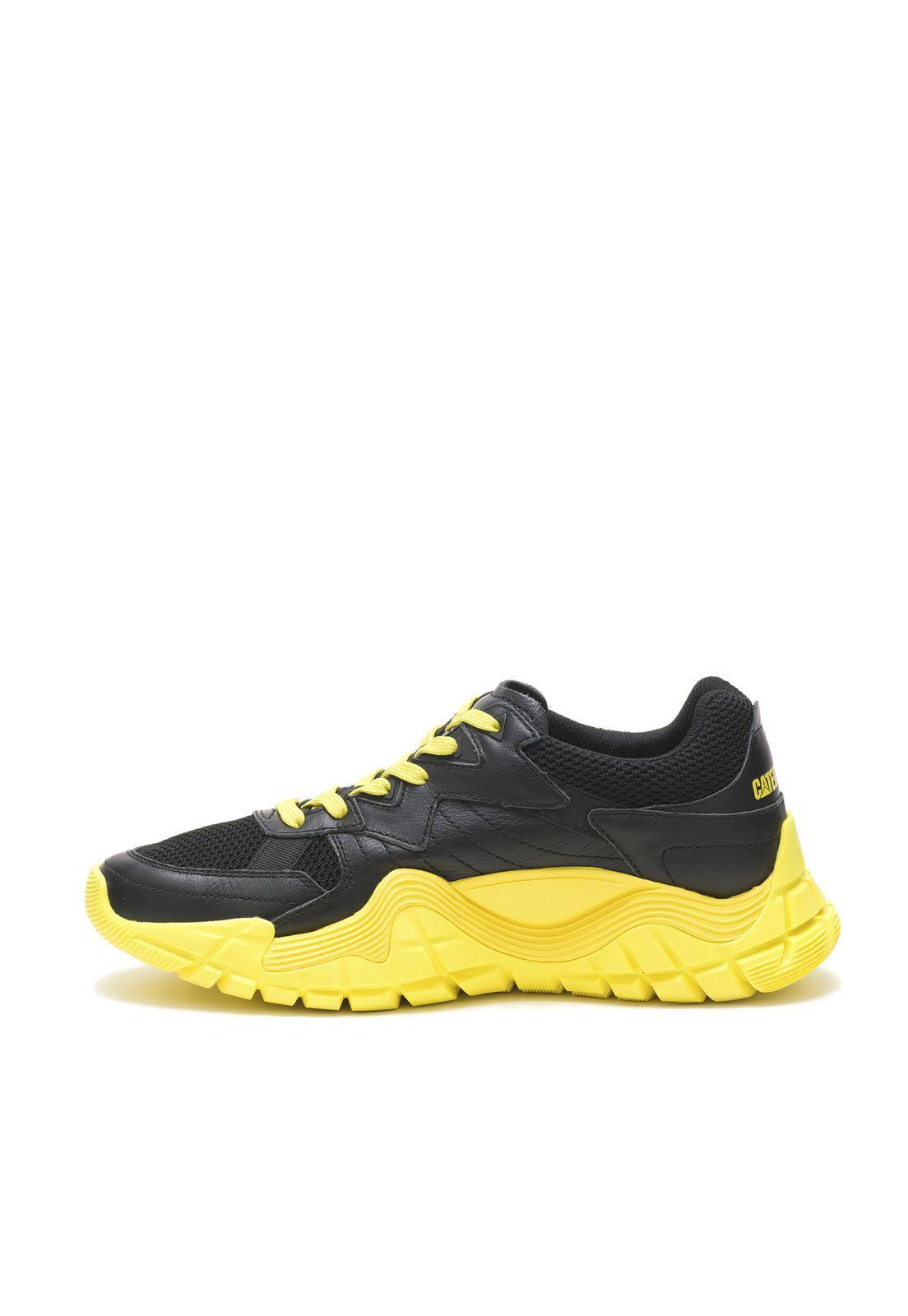 Zapatilla Cuero/Textil Vapor Negro Hombre-1