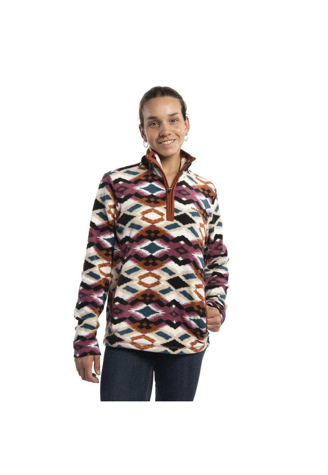 Polar Mujer Print Polar Morado-0
