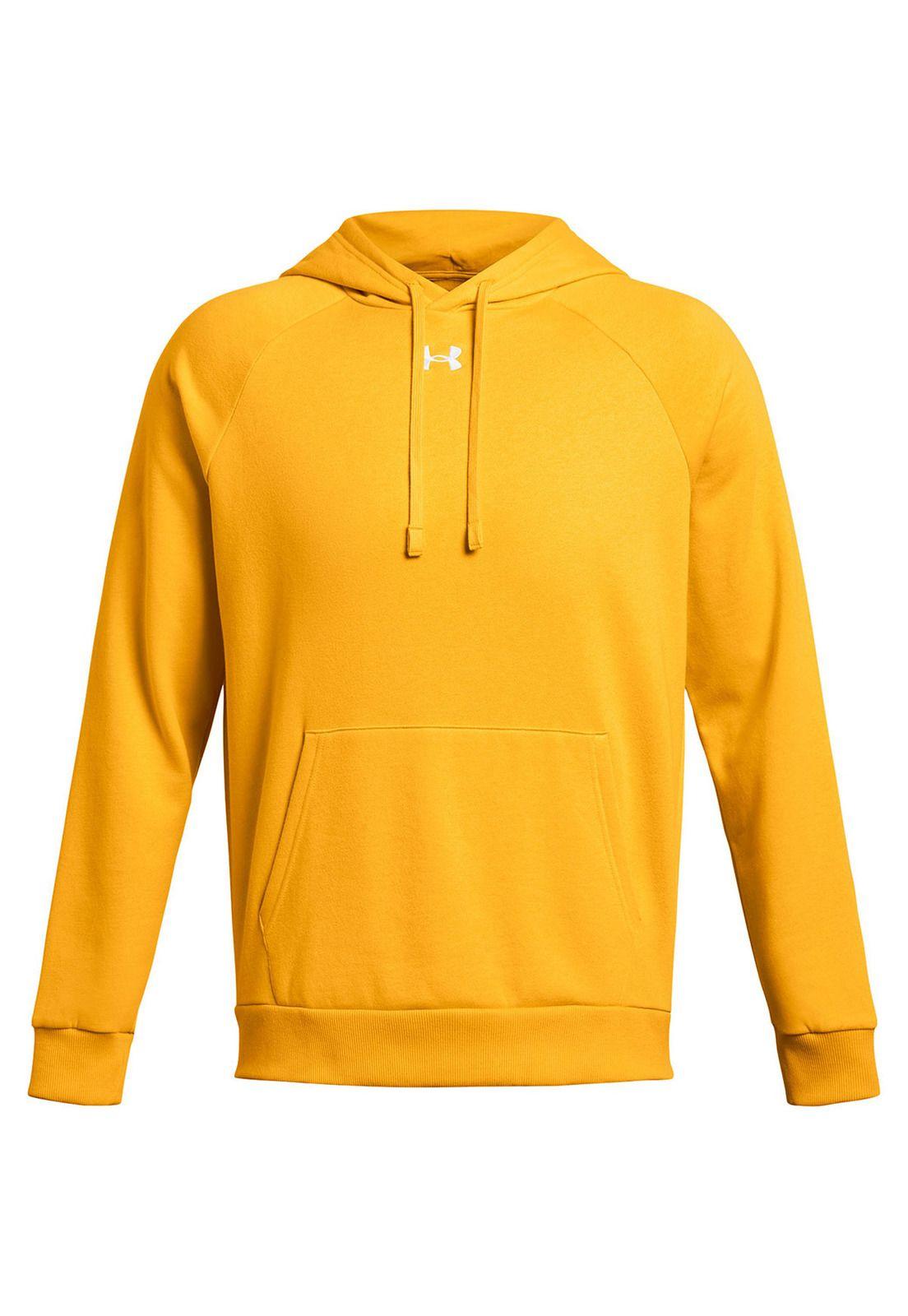 Polerón UA Rival Fleece Hombre Amarillo-0