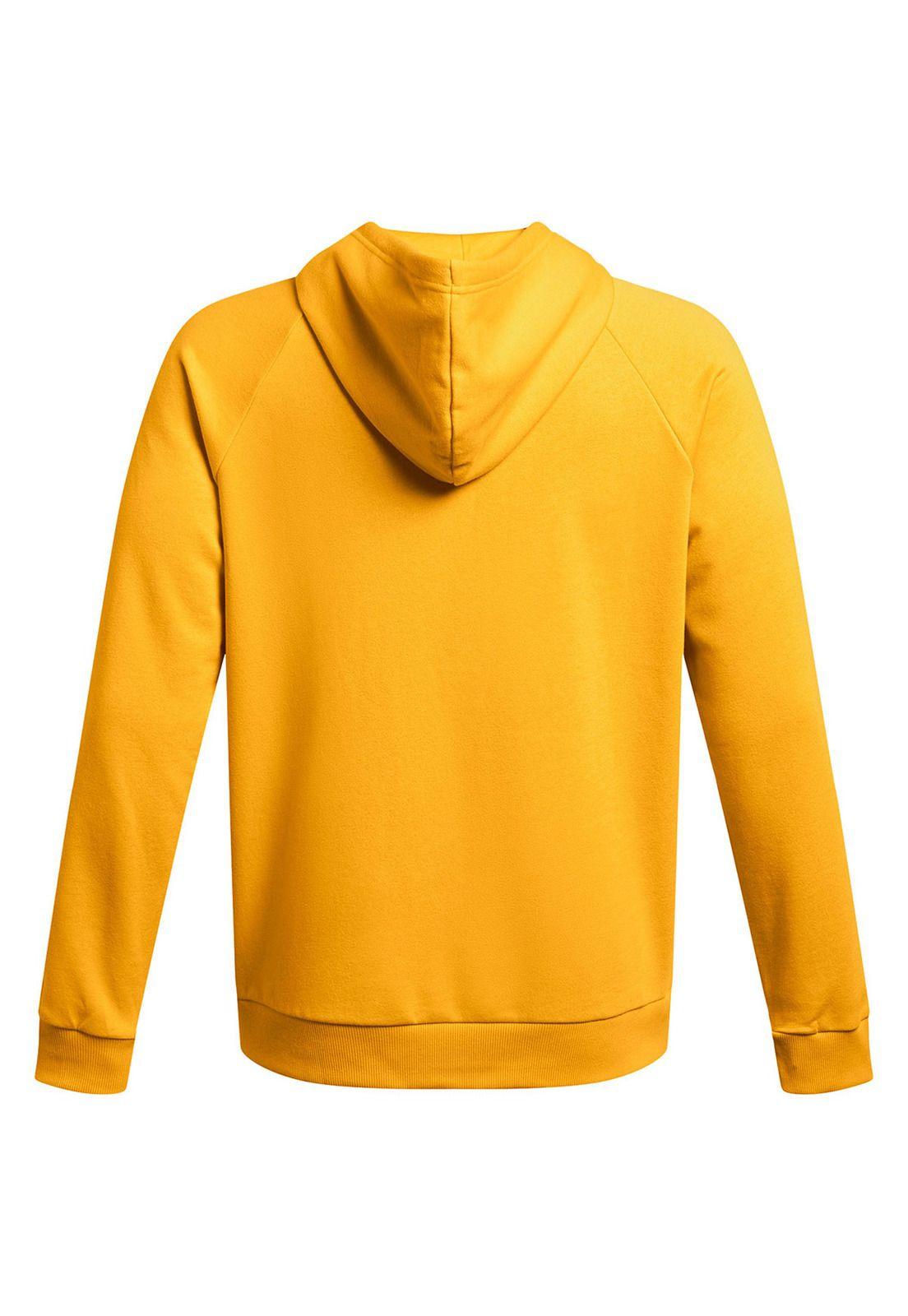 Polerón UA Rival Fleece Hombre Amarillo-1