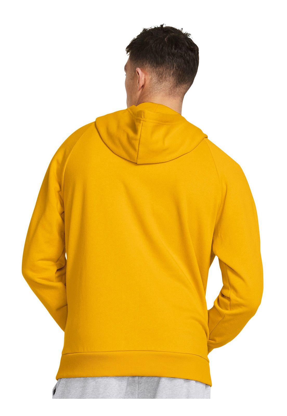 Polerón UA Rival Fleece Hombre Amarillo-4