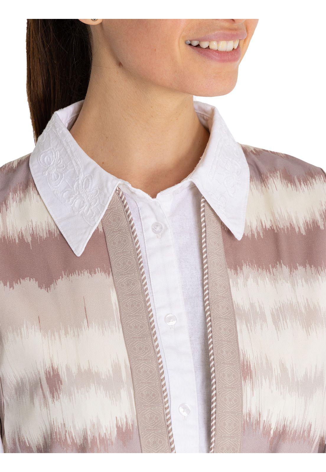 Chaqueta Algodón Orgánico Café Delfi Mujer -6