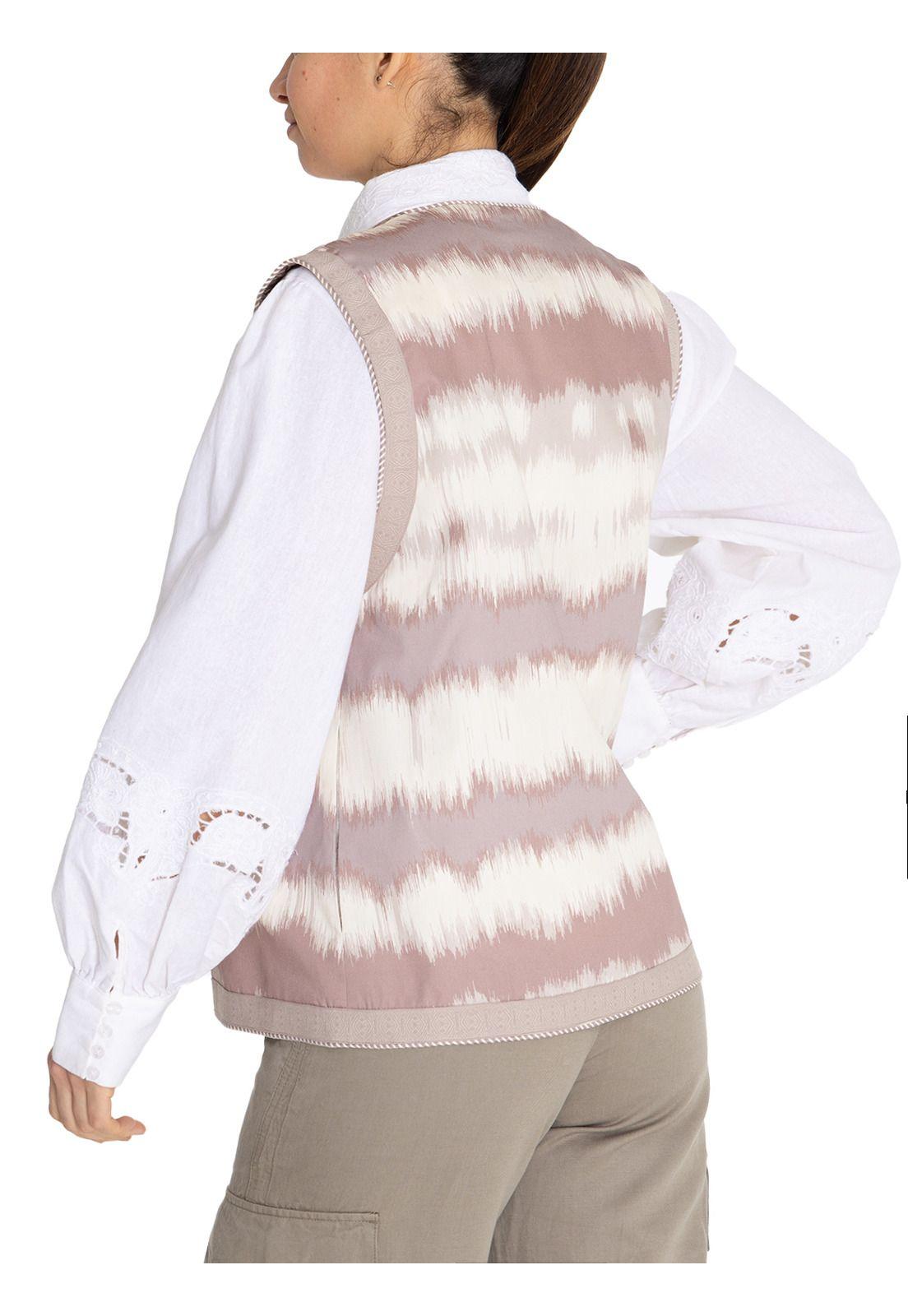 Chaqueta Algodón Orgánico Café Delfi Mujer -8