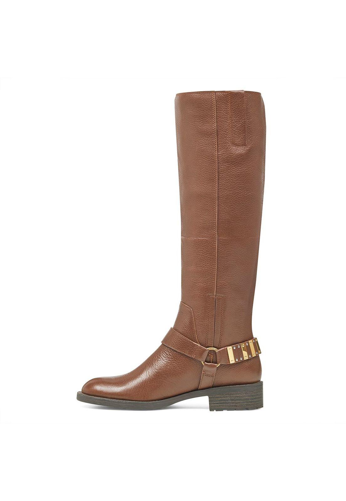 Bota Cuero Shailyn Cognac Mujer-3