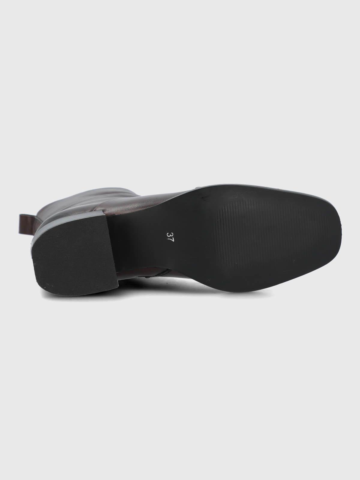 Botin Cuero Mujer Ivvy II Burdeo-7