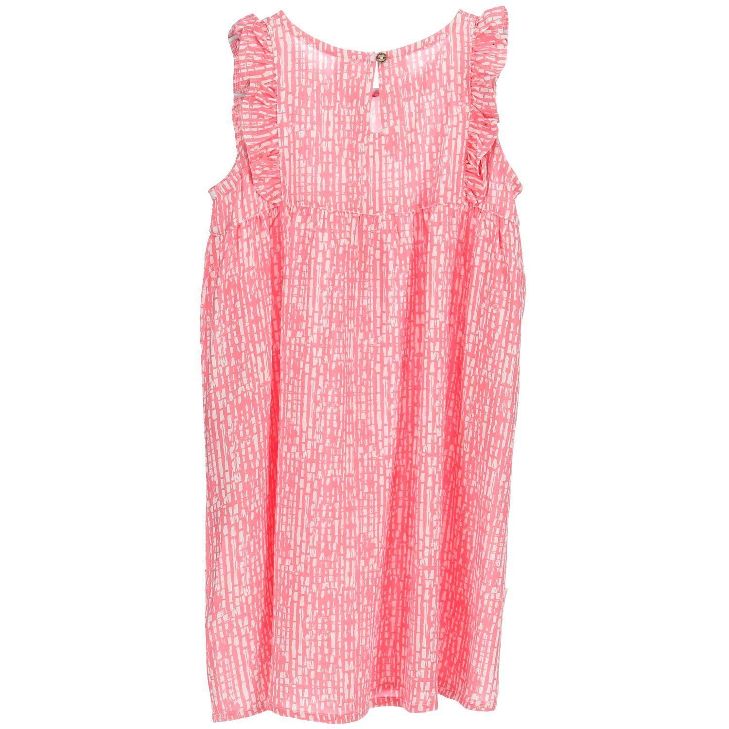 Vestido Viscosa osaico Rosa-1