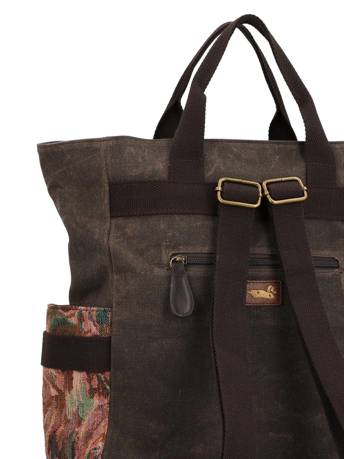 Mochila Textil Mujer Itzel Back Café-3