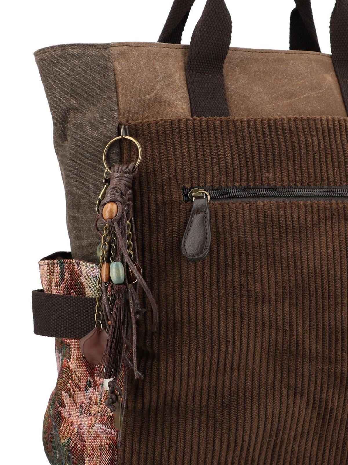 Mochila Textil Mujer Itzel Back Café-4
