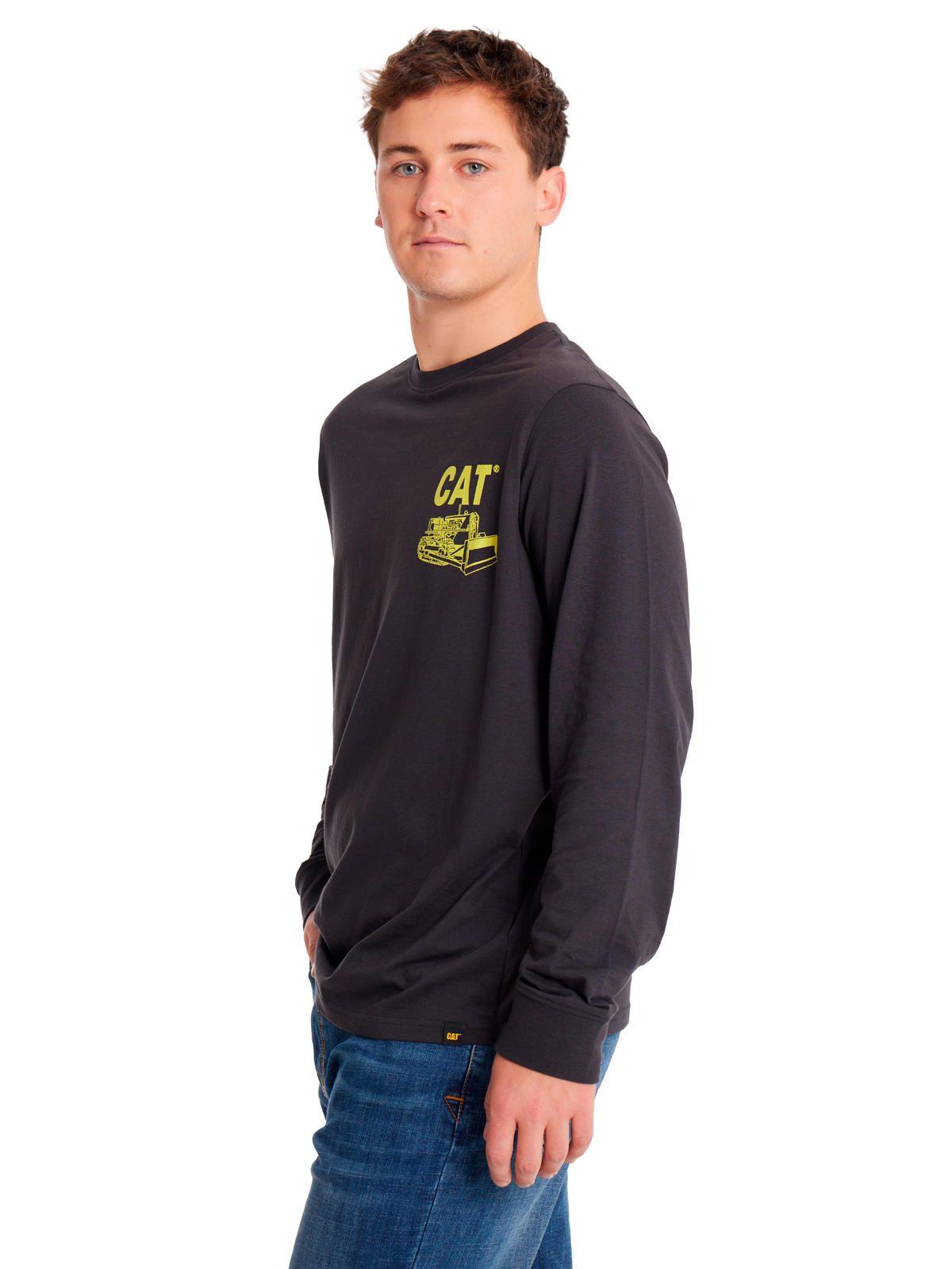 Polera Manga Larga Hombre Urban Camo GraphicNegro-1