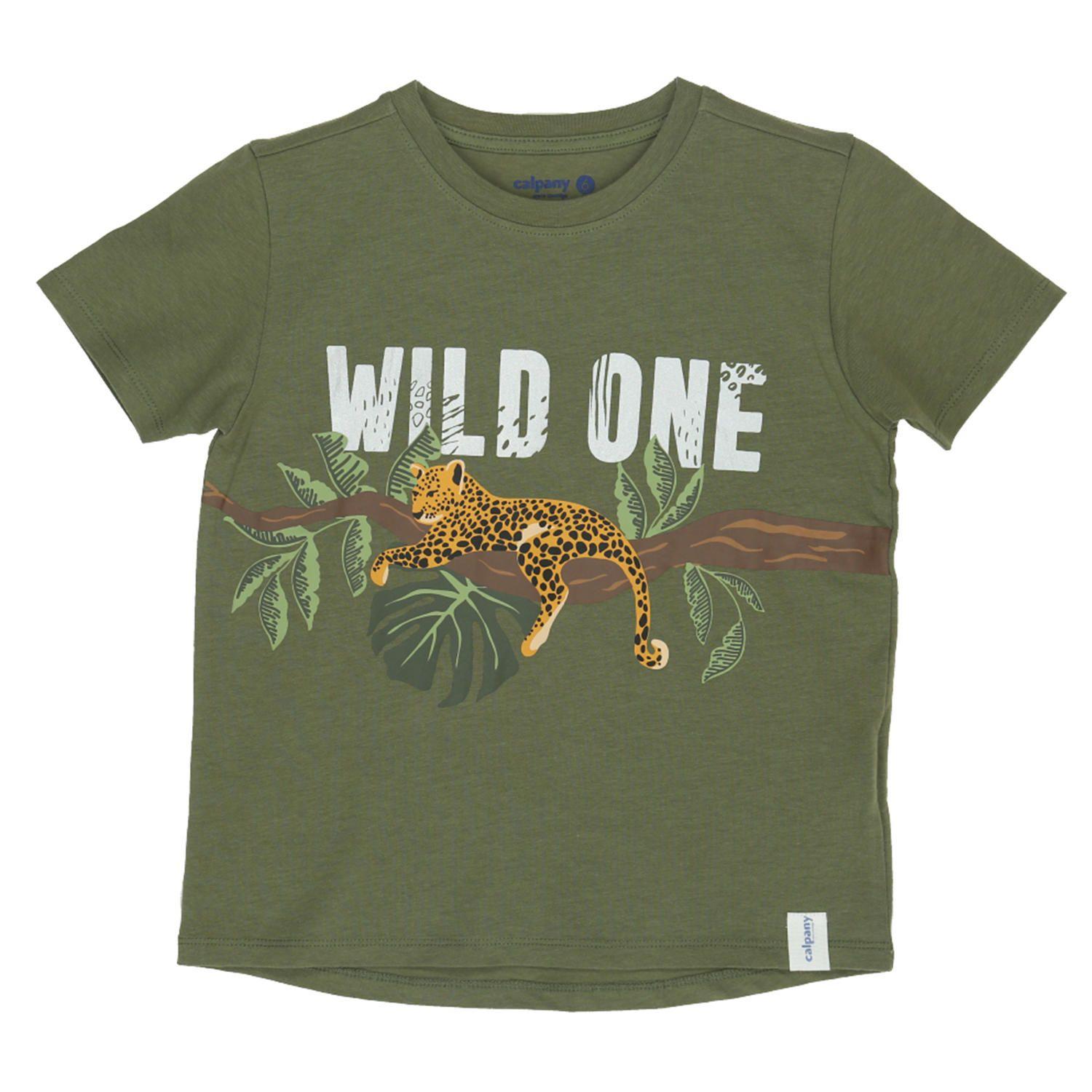 Polera M/C Niña Wild Verde-0