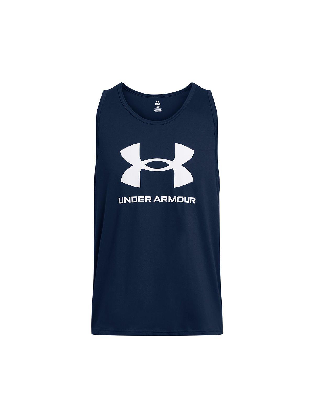Polera sin manga UA Sportstyle hombre Azul-0