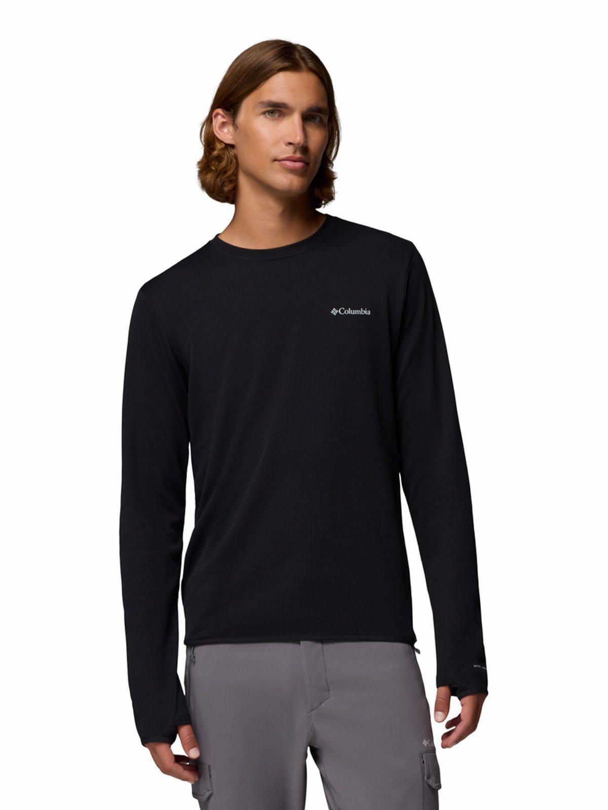 Polera ML Hombre Tech Trail Utility Warm Negro-0