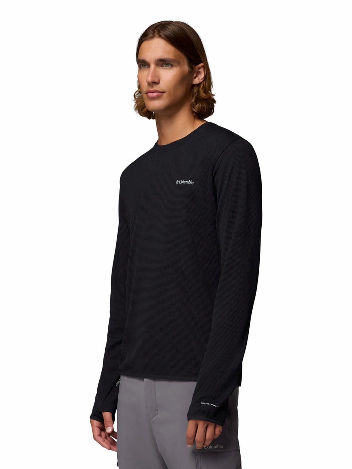 Polera ML Hombre Tech Trail Utility Warm Negro-1