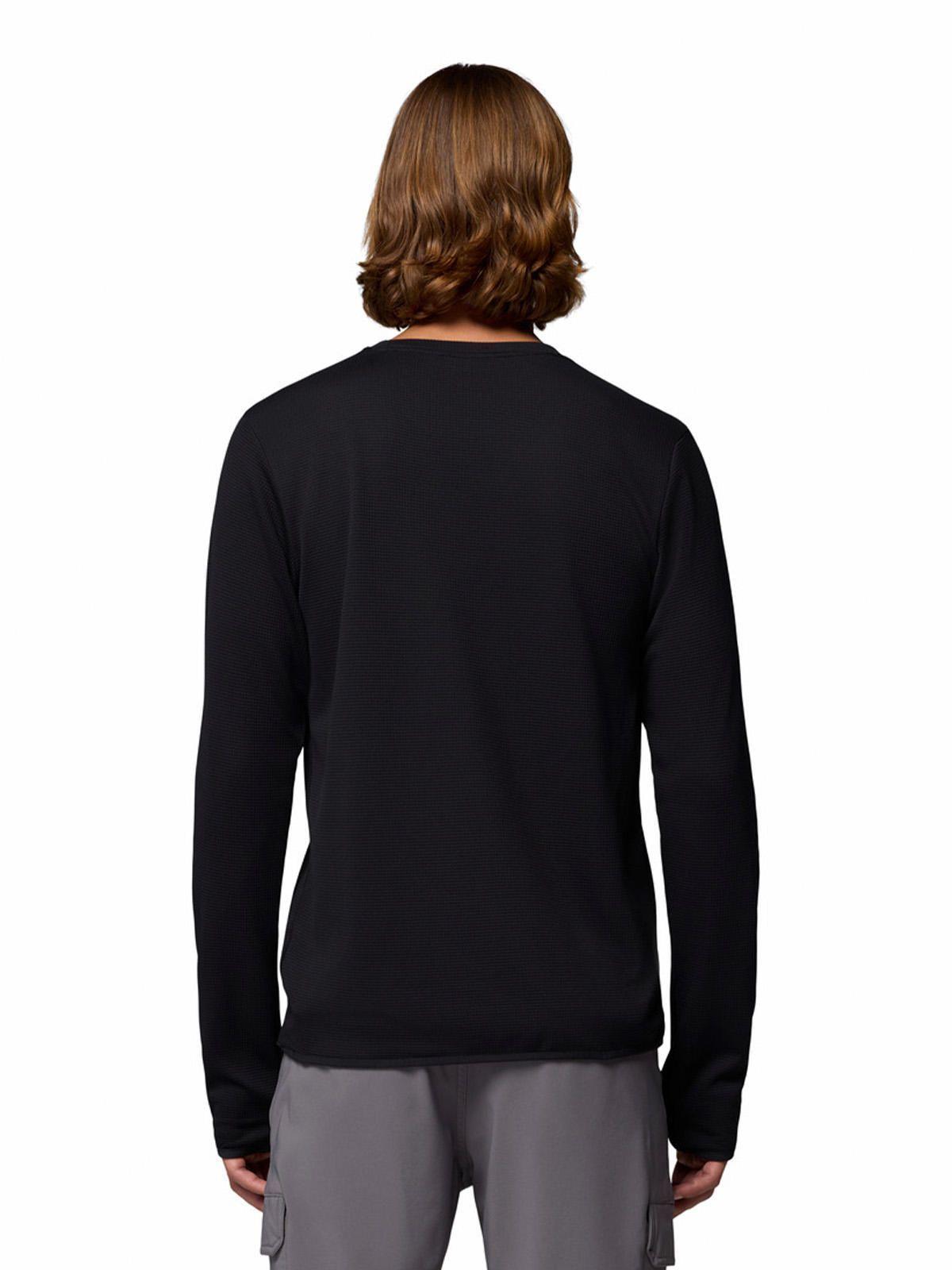 Polera ML Hombre Tech Trail Utility Warm Negro-5