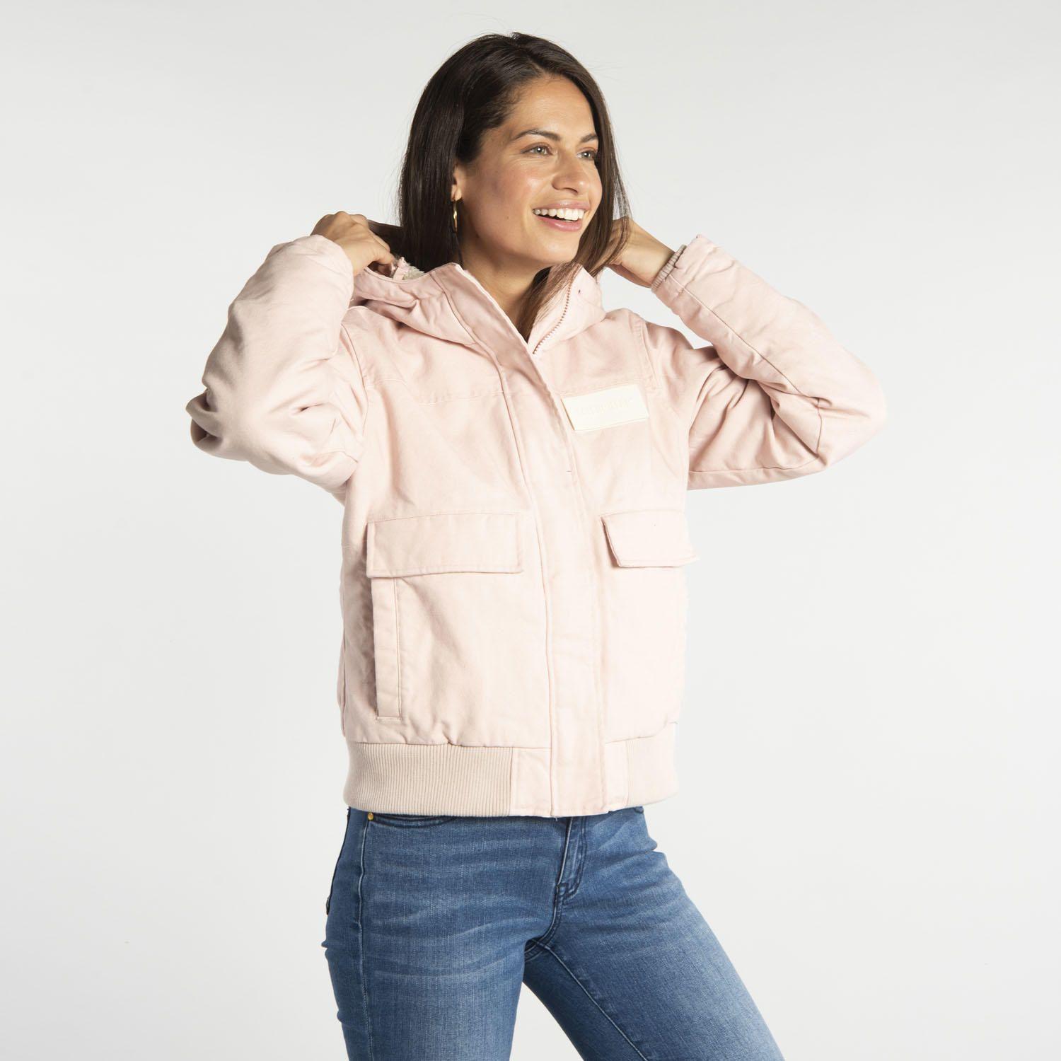 Chaqueta Mujer W Fdtn Ins Work Jkt Rosa Claro-1