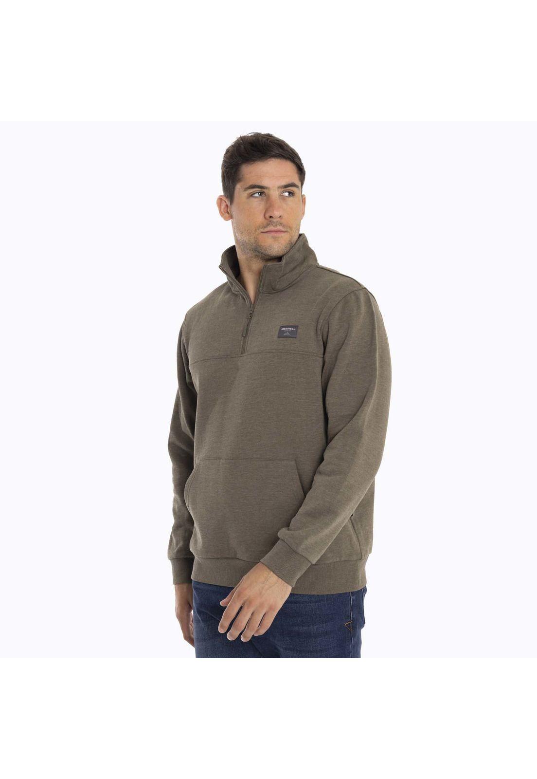 Poleron Hombre Delaware Café claro Merrell-1