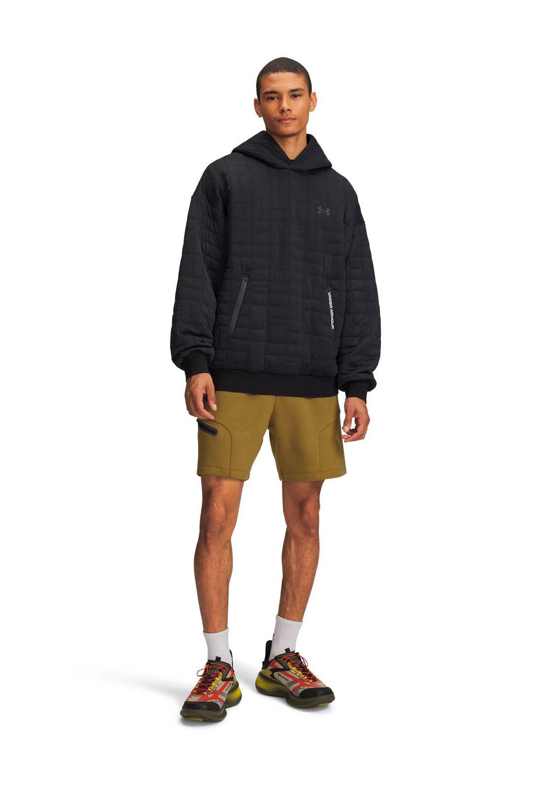 Short Lifestyle para hombre Unstoppable Fleece verde -3