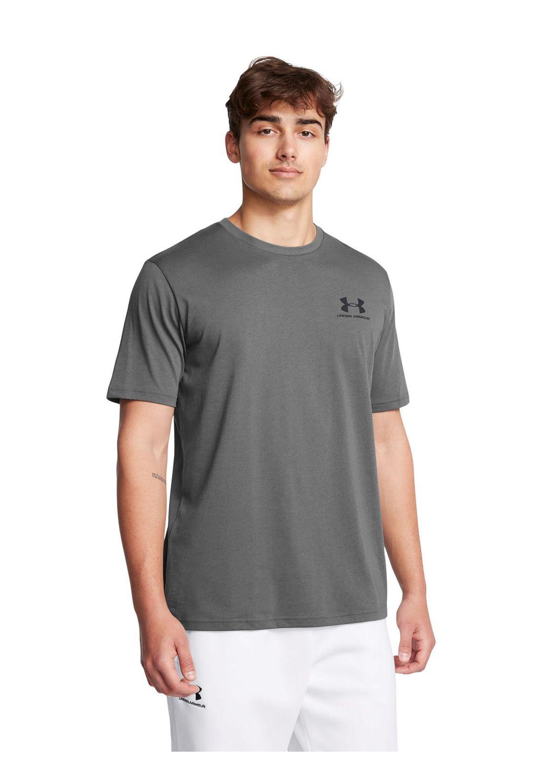 Polera manga corta M Sprtstyle hombre Gris-3