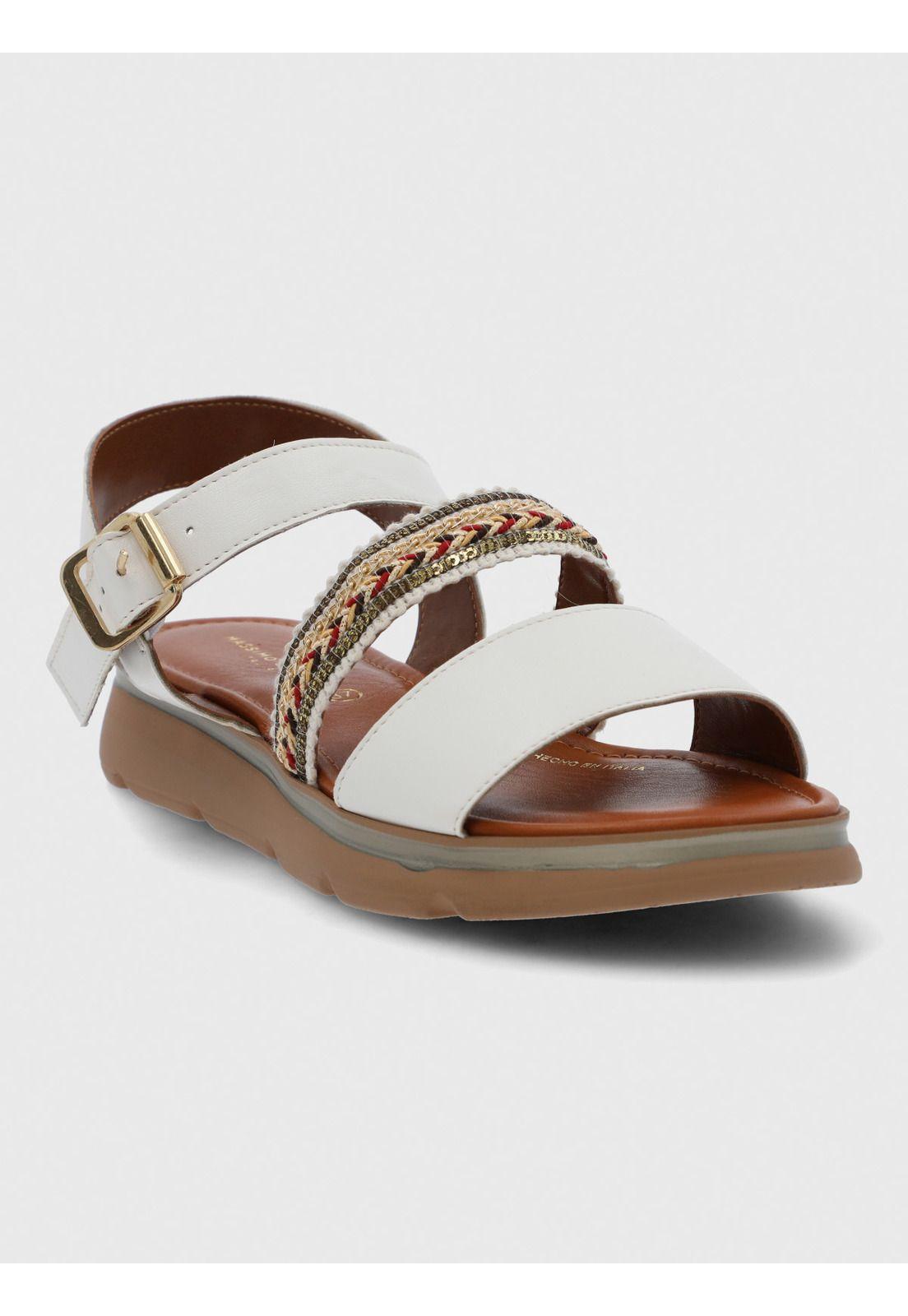 Sandalia Cerutti Mujer Sambucia Blanca-1