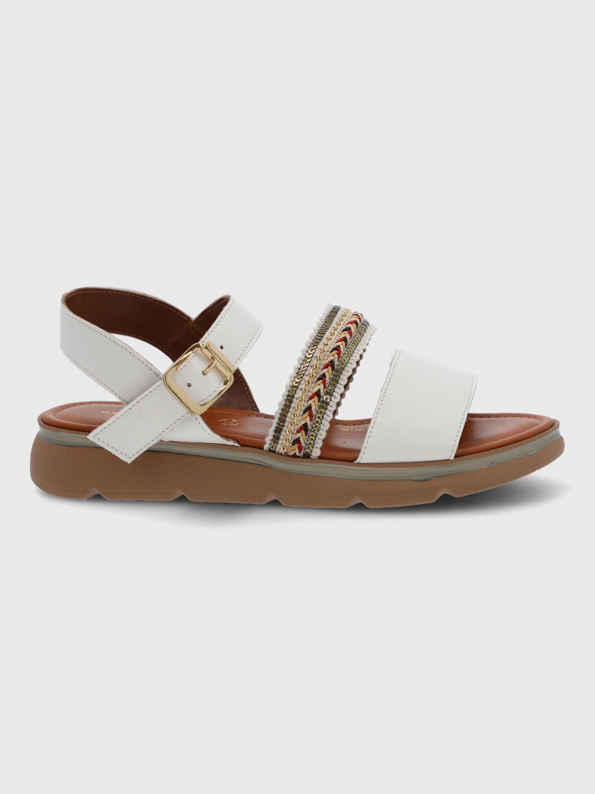 Sandalia Cerutti Mujer Sambucia Blanca-3