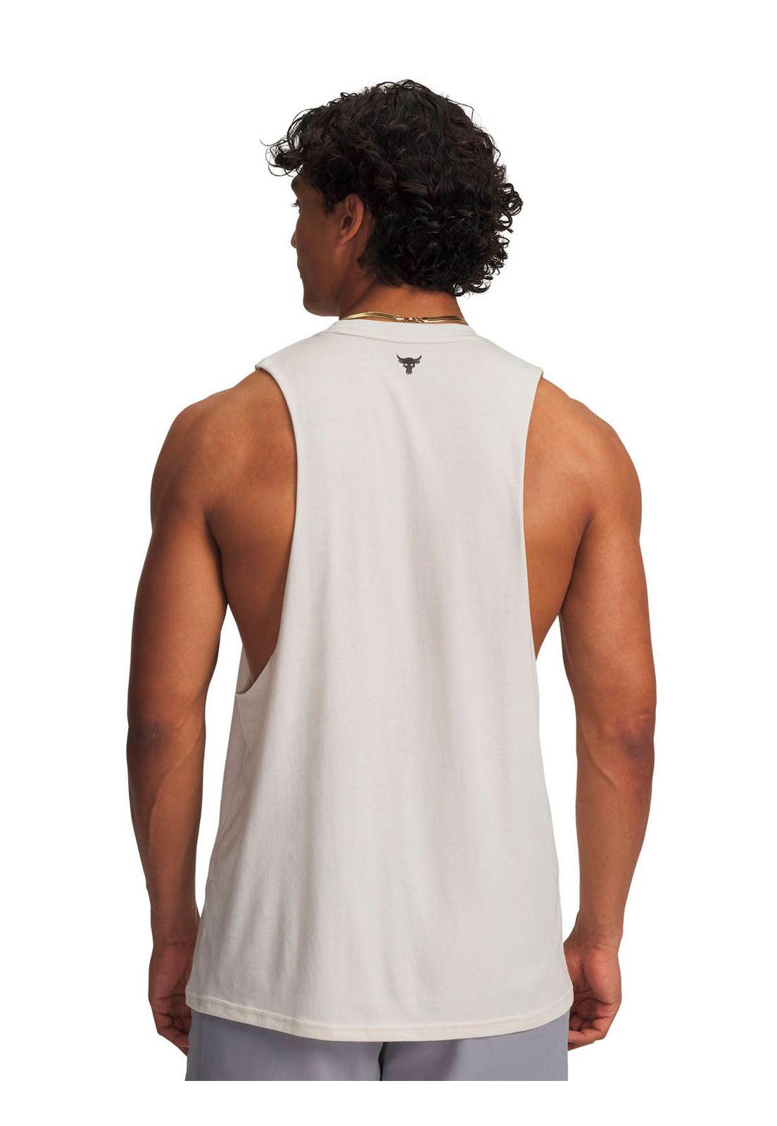 Polera sin manga Training  hombre Project Rock café -1