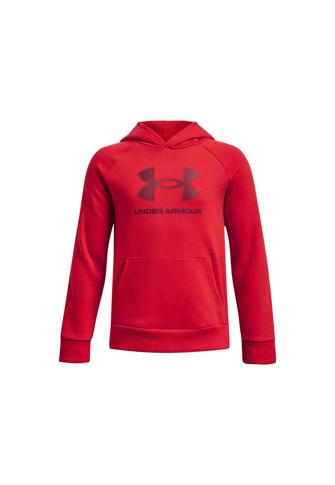 Polerón UA Rival Fleece para niño Rojo-0