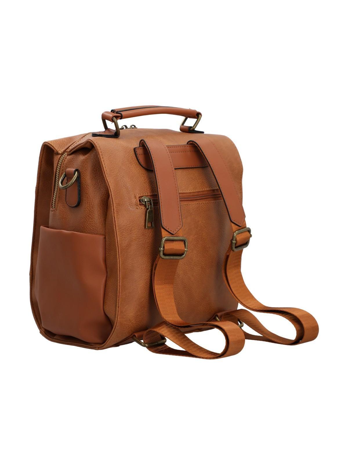 Cartera Mochila Mujer Marant Backbag Camel-2