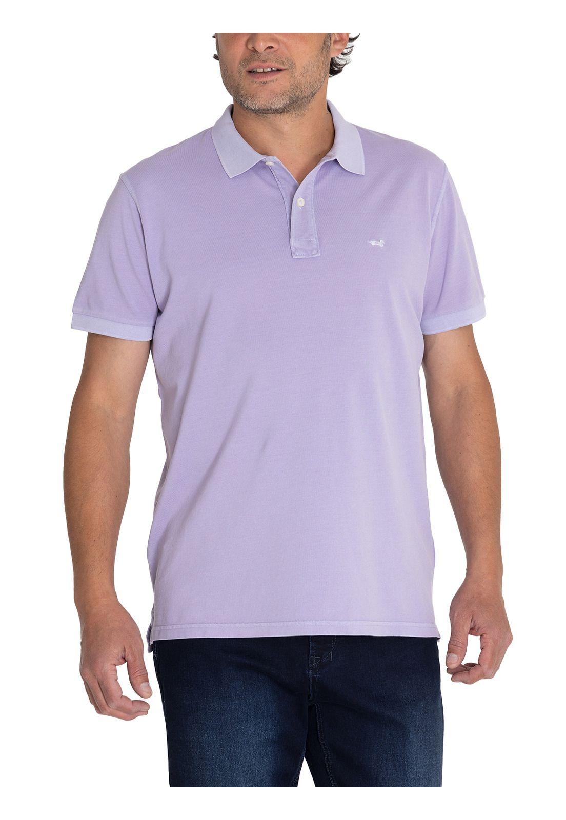 Polera Algodón Orgánico Lila Piquepro Hombre -4