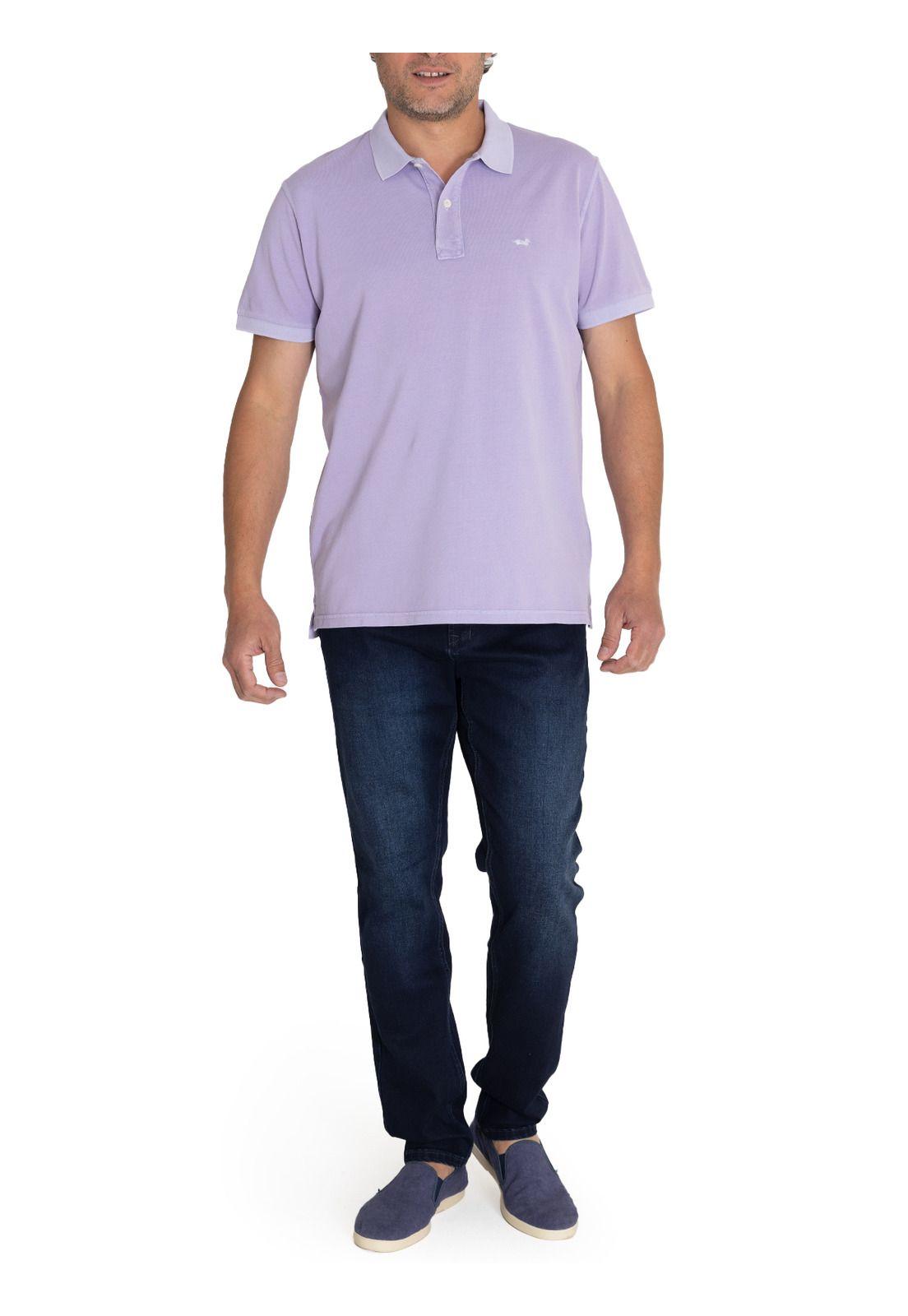 Polera Algodón Orgánico Lila Piquepro Hombre -8