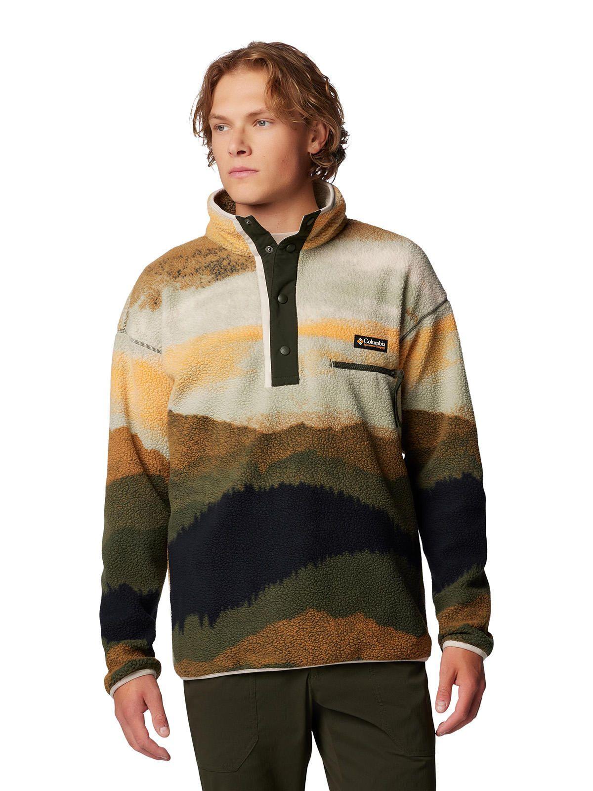 Polar Hombre Helvetia Snap Fleece Verde-0