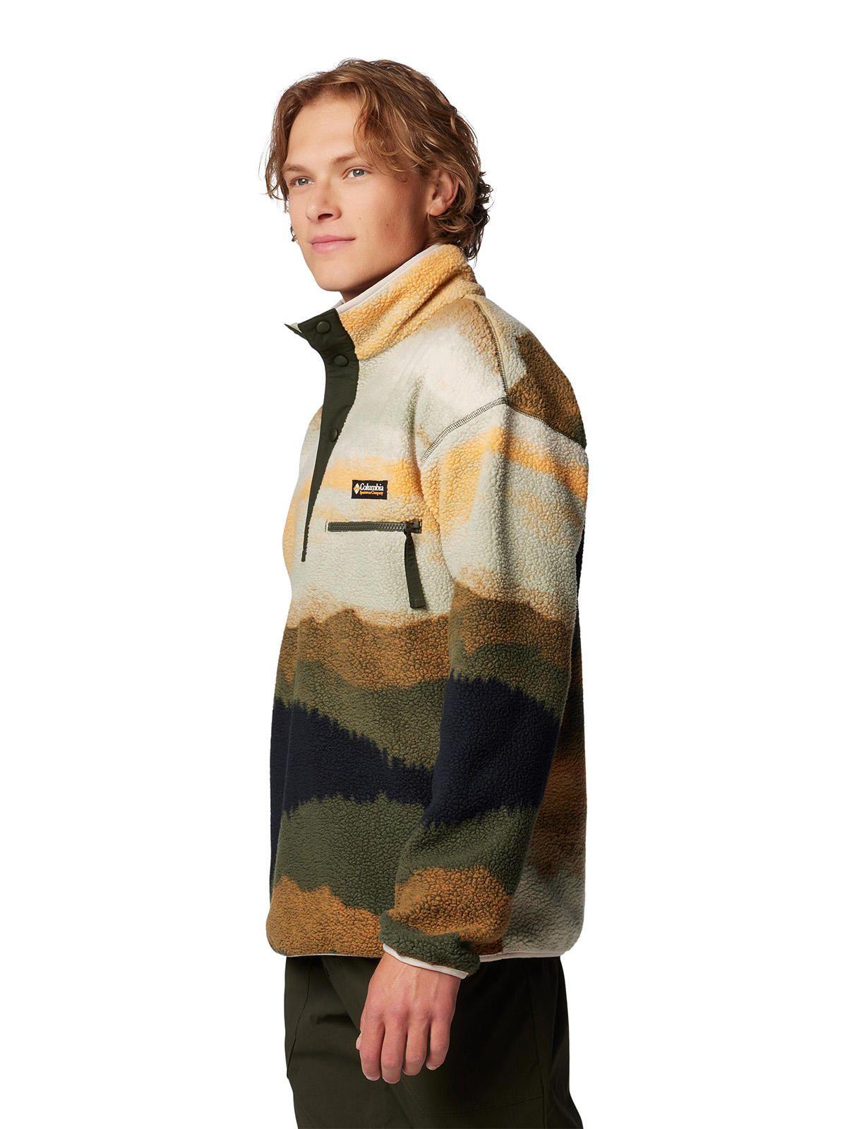 Polar Hombre Helvetia Snap Fleece Verde-1