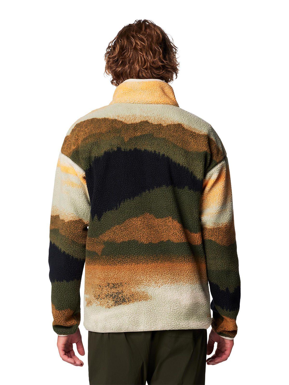 Polar Hombre Helvetia Snap Fleece Verde-6