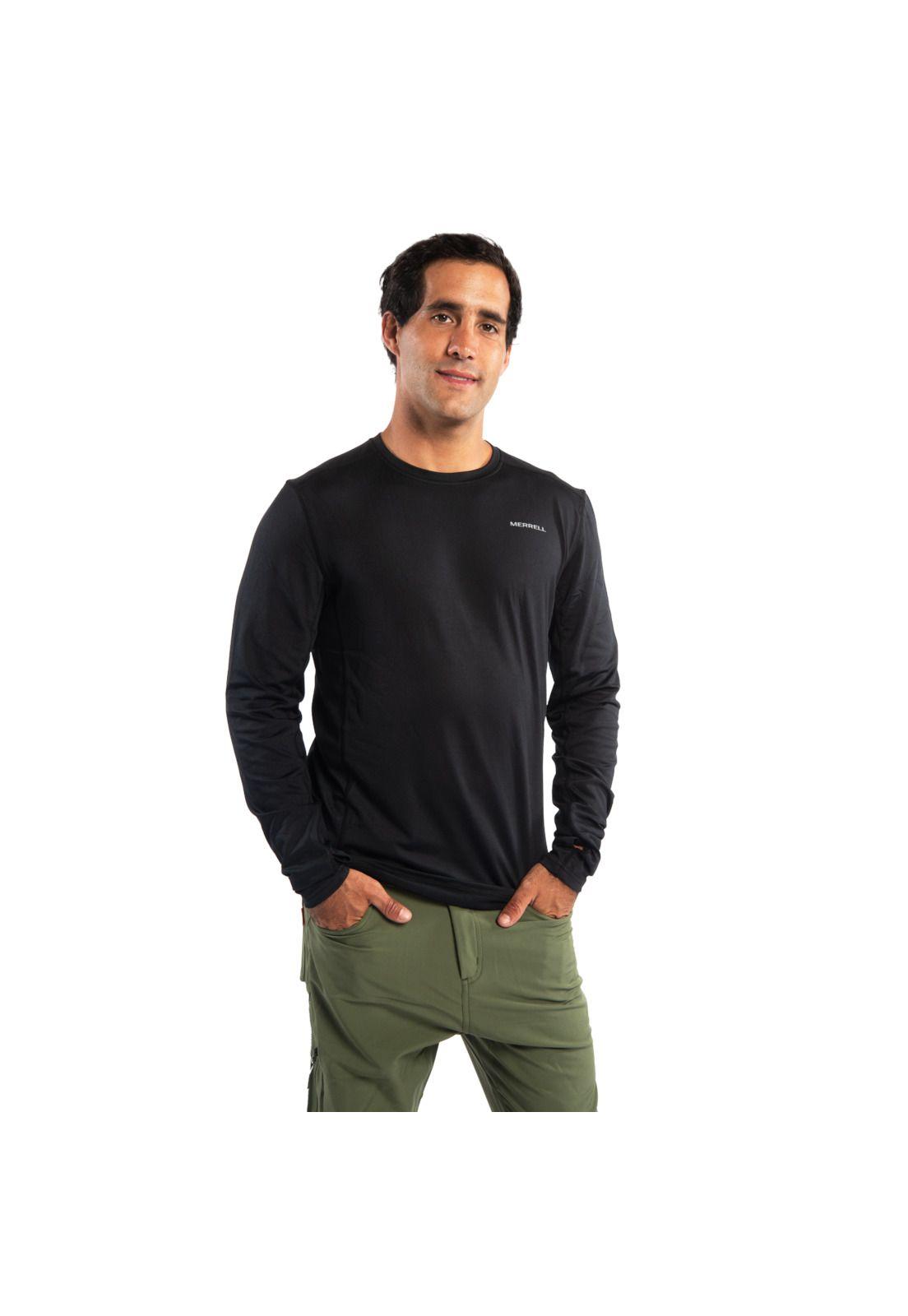 Polera Primera Capa Hombre Top First Layer Negro-0