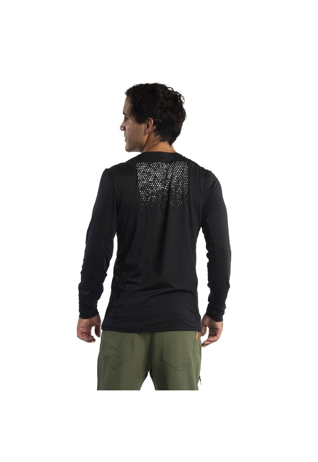Polera Primera Capa Hombre Top First Layer Negro-1