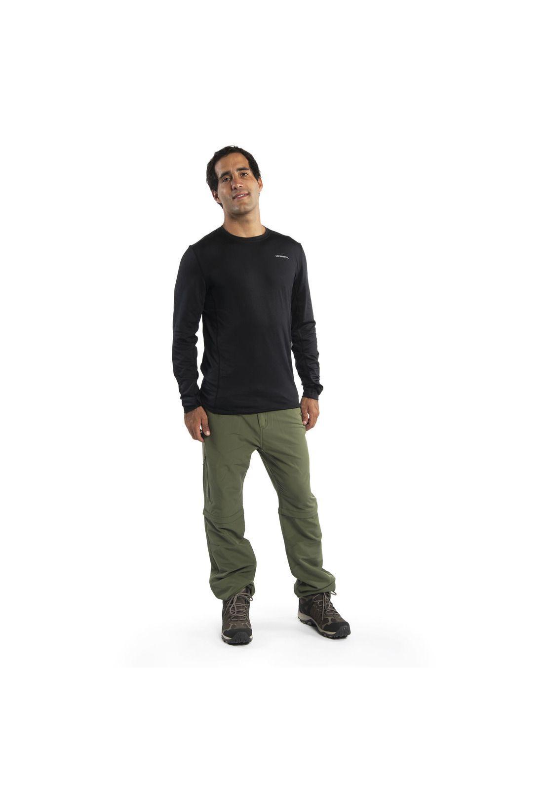 Polera Primera Capa Hombre Top First Layer Negro-4