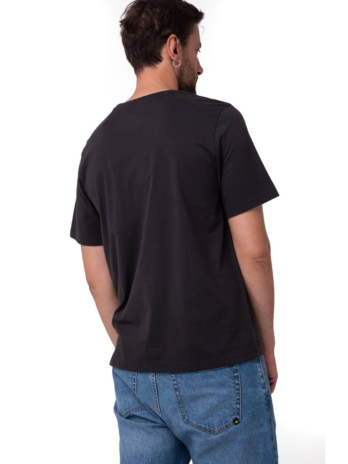 Polera Manga Corta Logo Negro Hombre-1