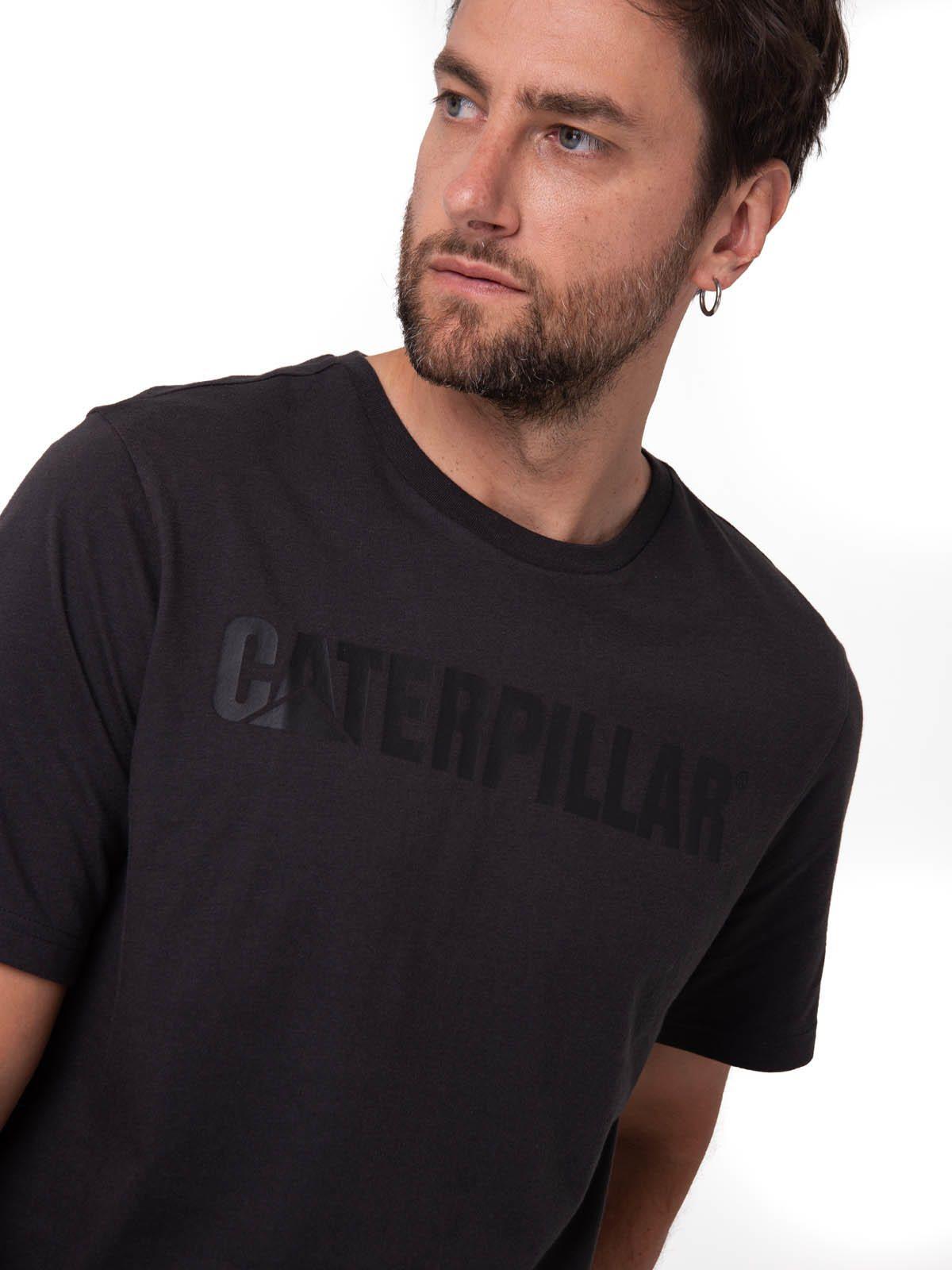 Polera Manga Corta Logo Negro Hombre-4