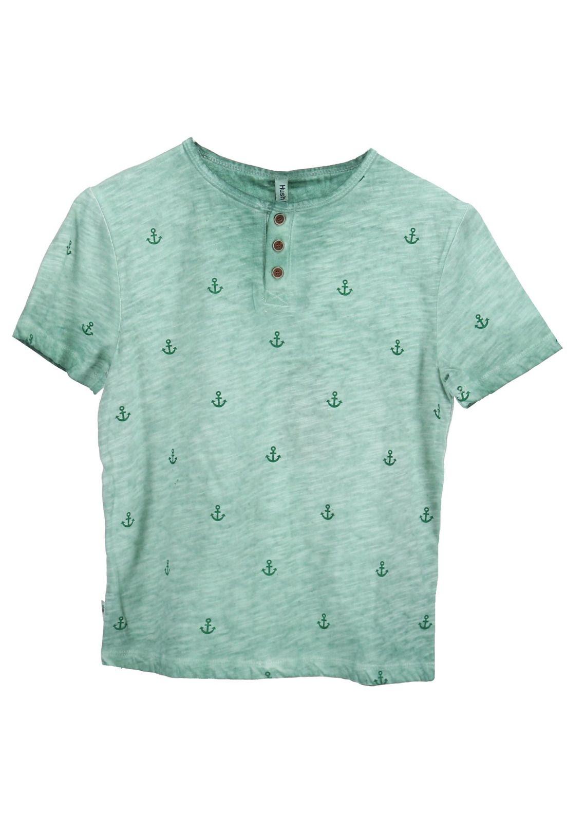 Polera Algodon Ancla Verde-0