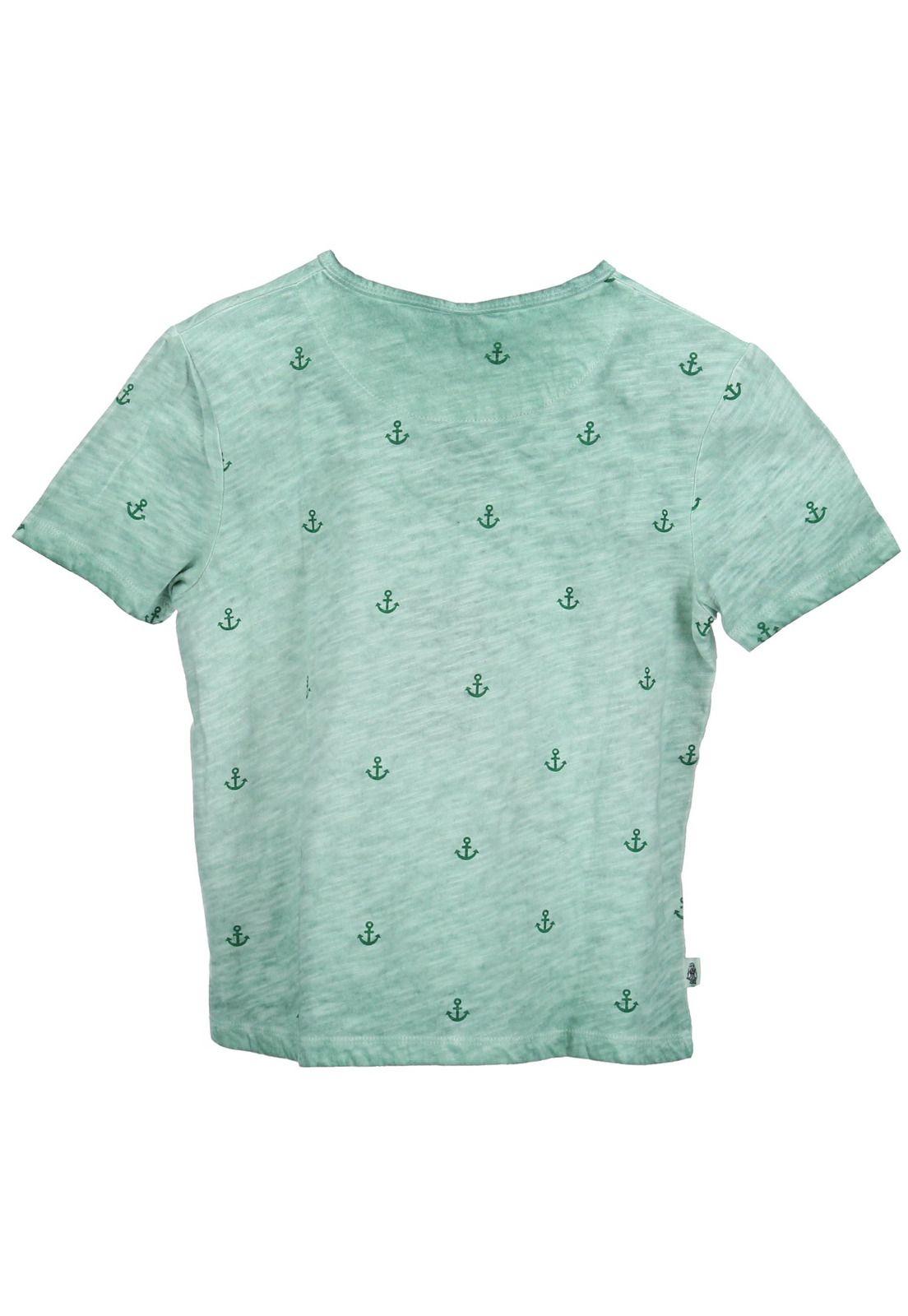 Polera Algodon Ancla Verde-1