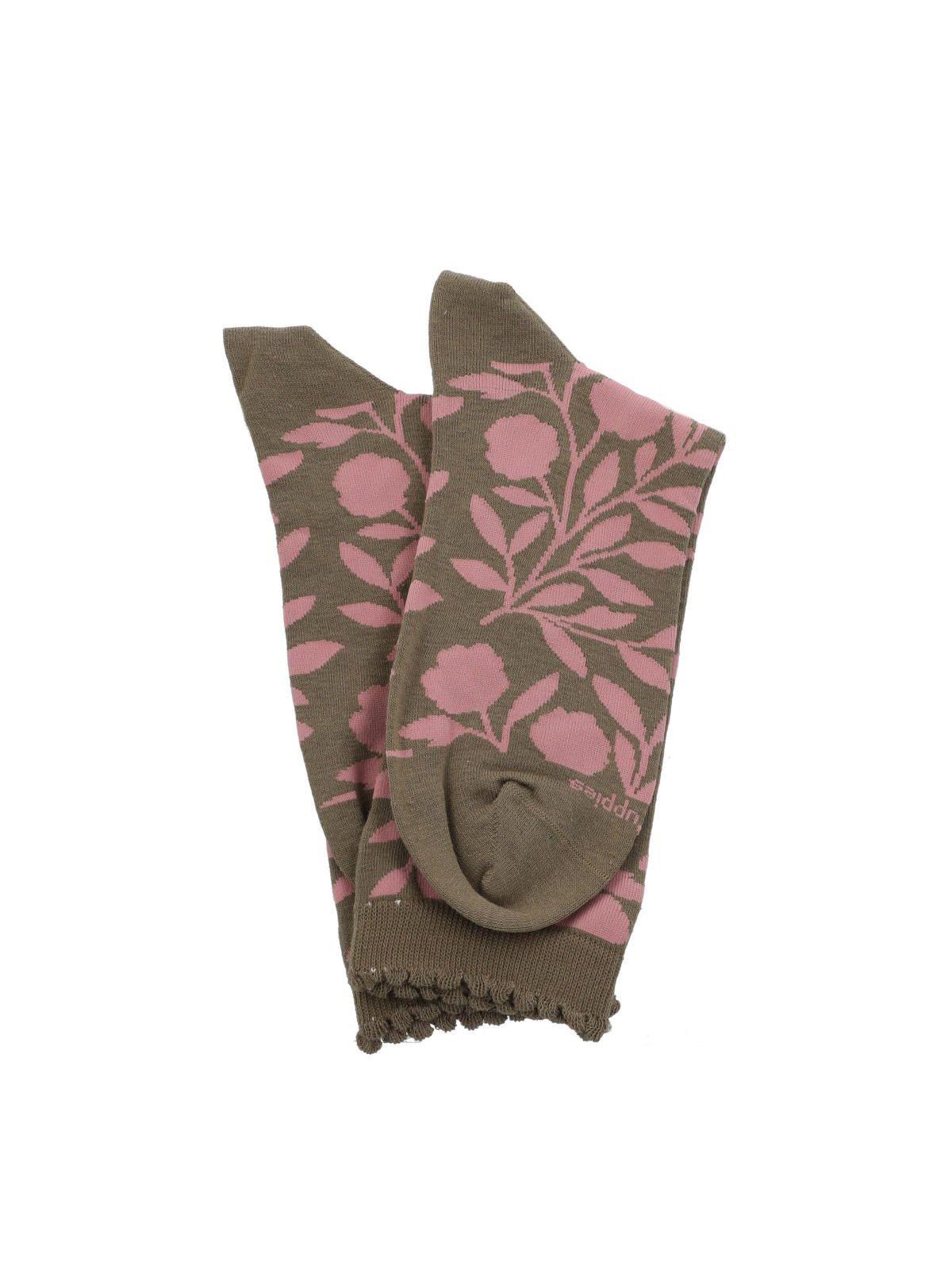 Calcetín Algodón Mujer C St Garden Verde-2