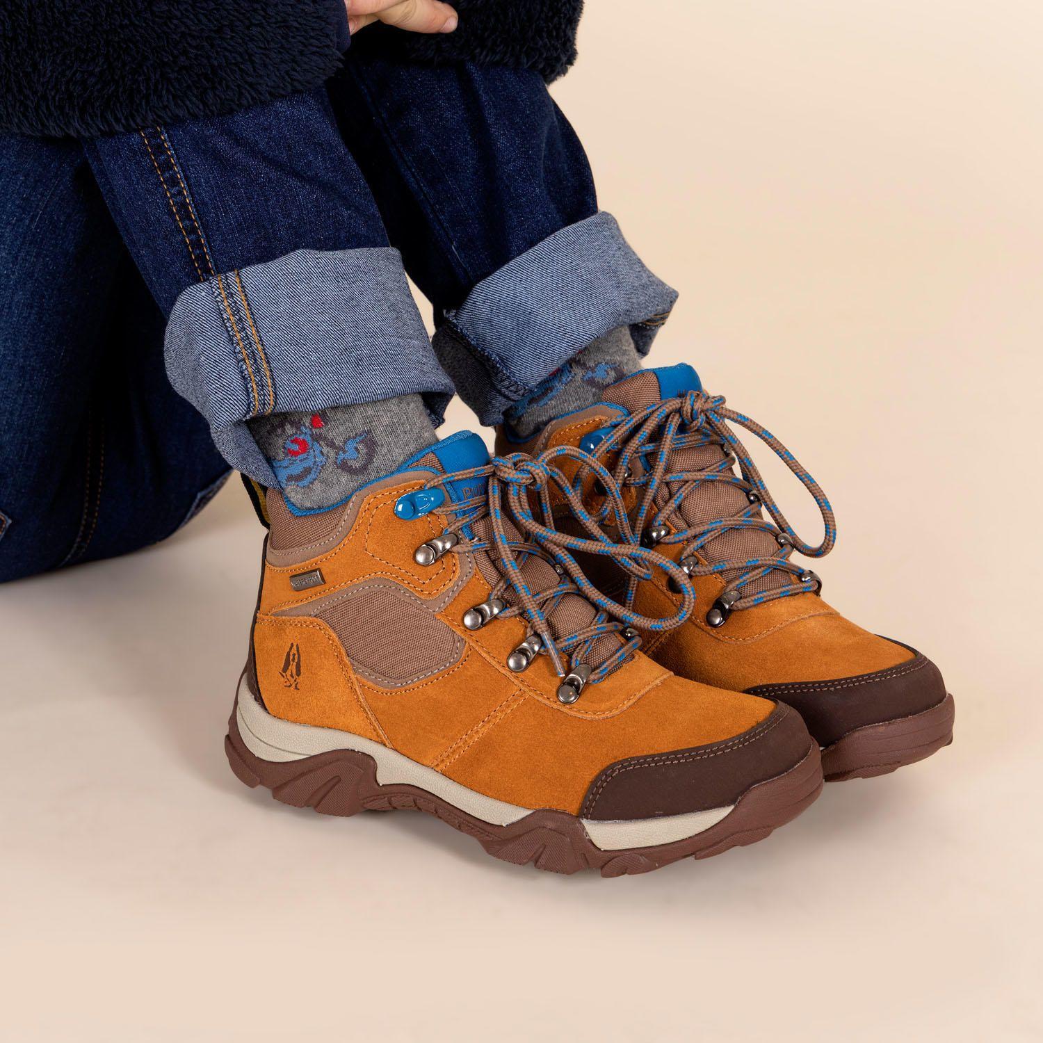 Zapatilla C/ Caña Niño Tezard Café-0