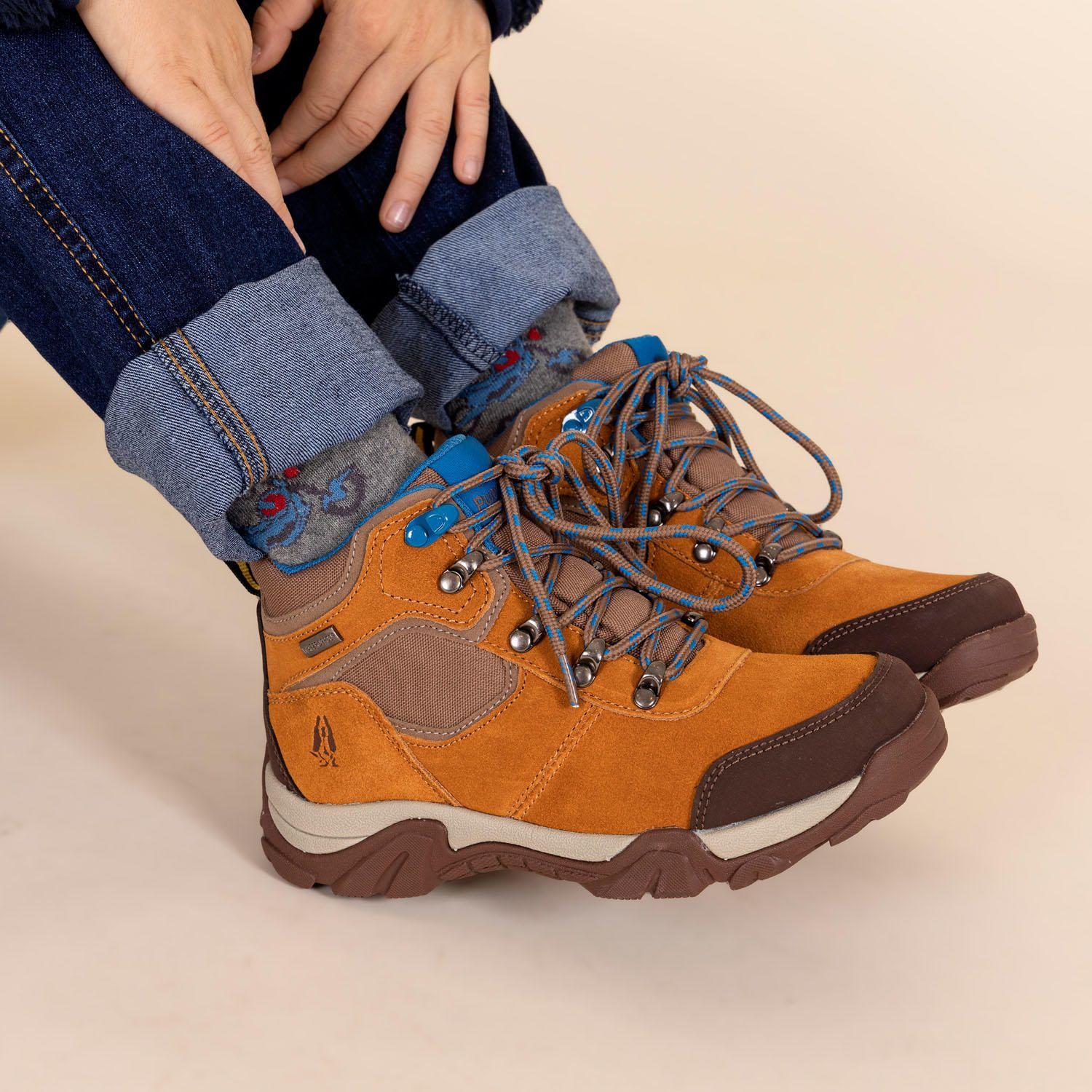 Zapatilla C/ Caña Niño Tezard Café-1