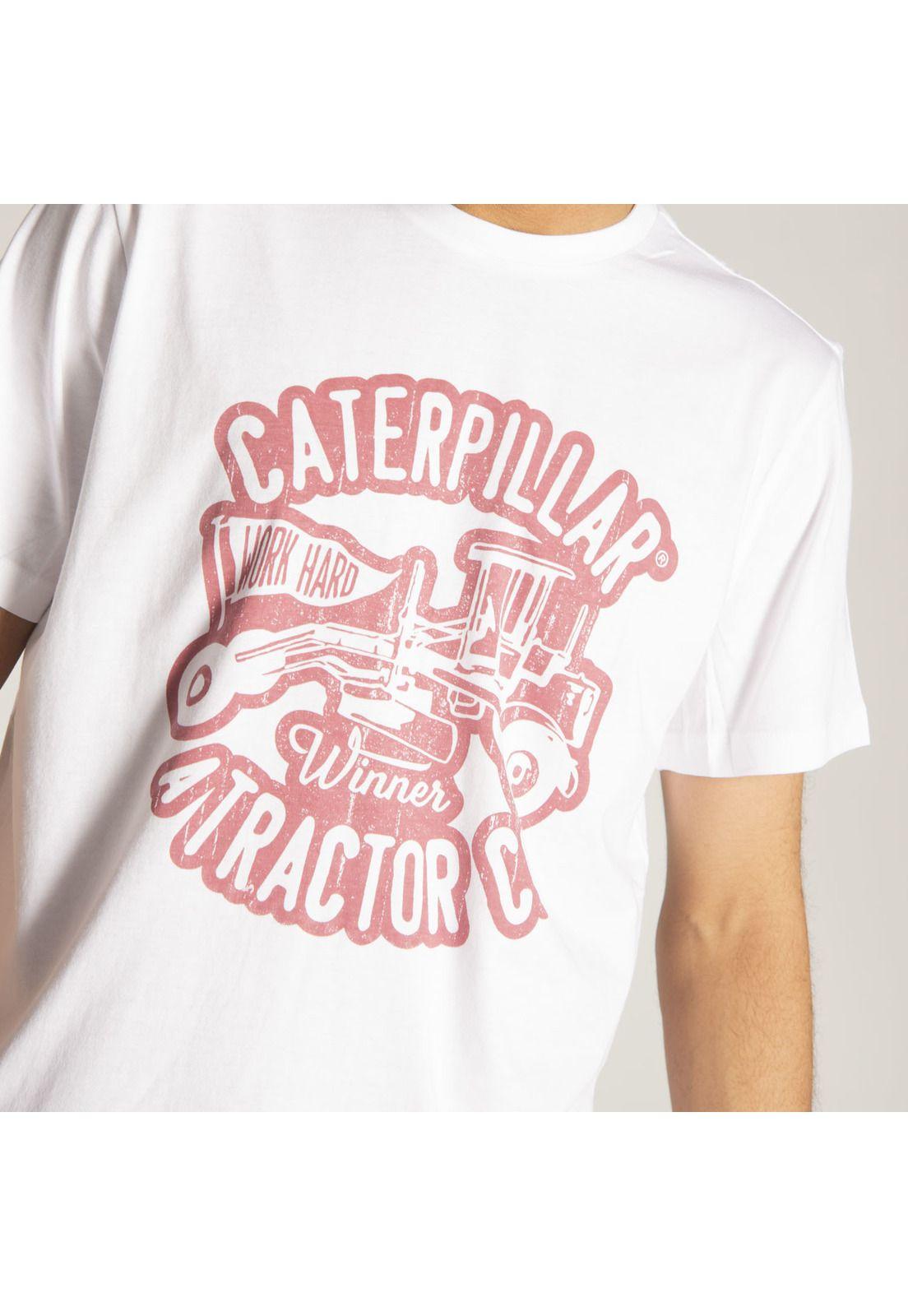 Polera M/C Hombre Work Hard Winner Tee Blanco-4