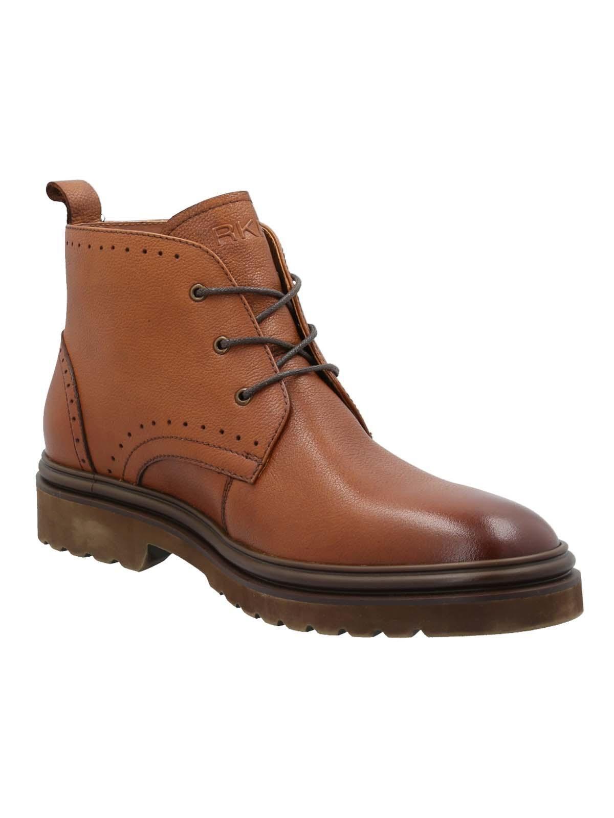 Botín Cuero Hombre Altron II Café-1