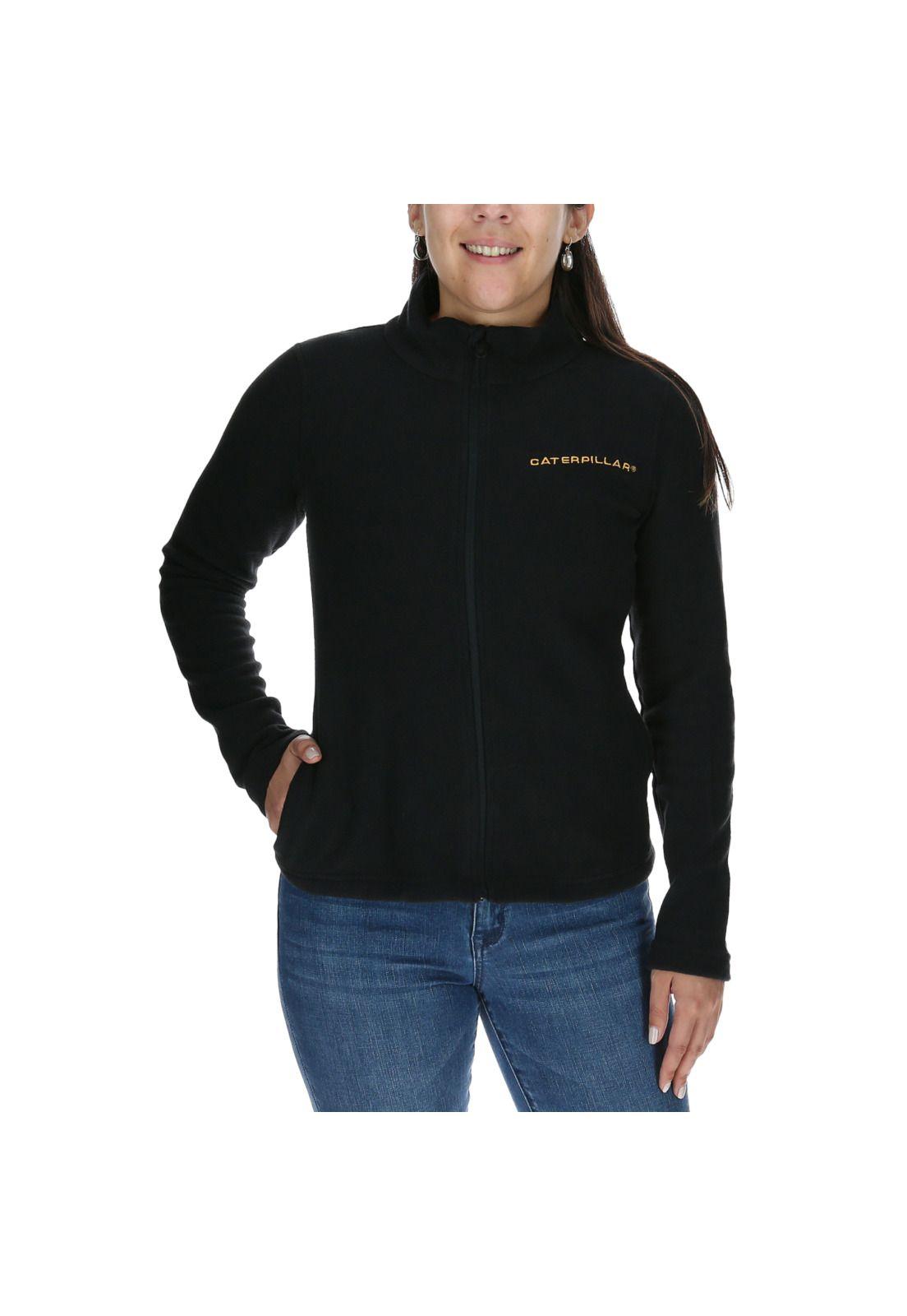 Polar Mujer Wms Microfleece Zip Negro-0