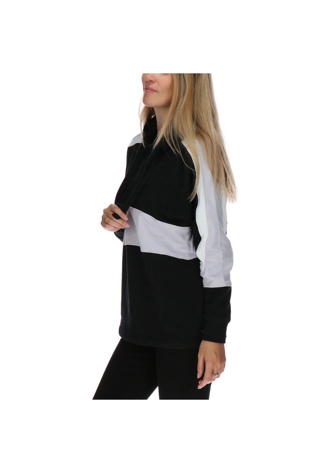 Poleron Fashion Athletic Negro-1
