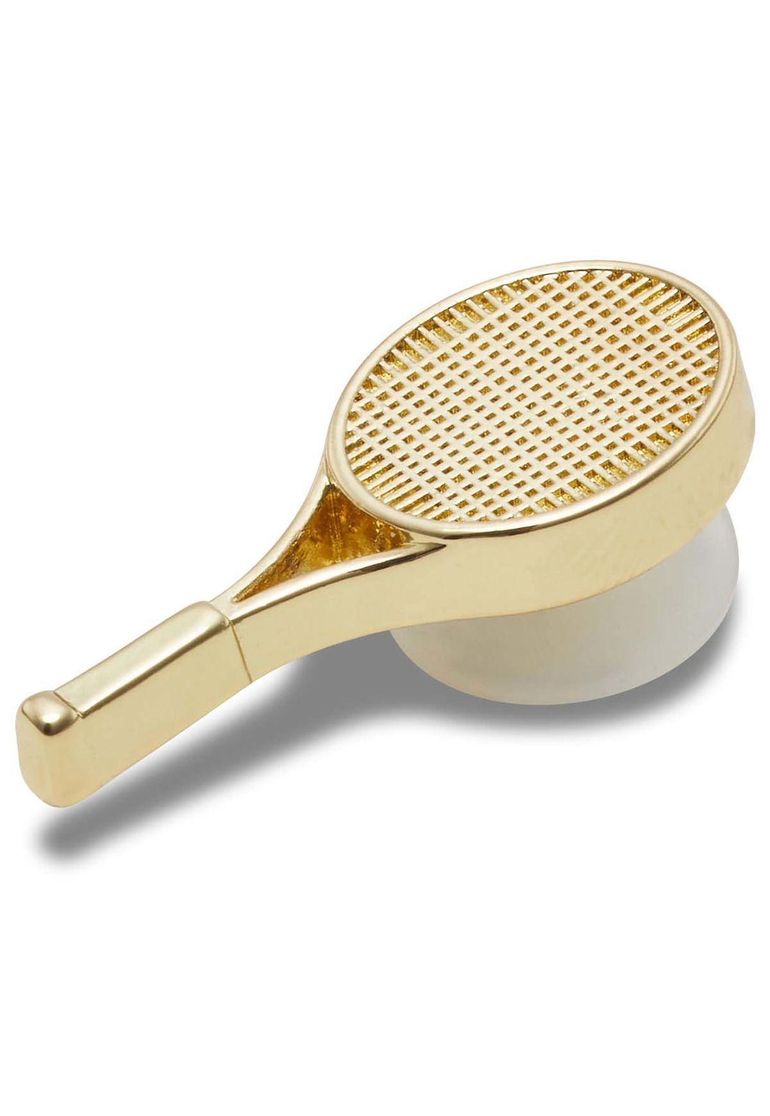 Jibbitz Crocs Raqueta De Tenis De Lujo Dorado-2